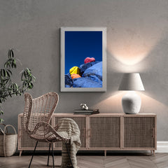 Harmonie de couleurs sous le ciel bleu