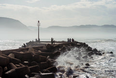 Houle sur la Digue d'Imesouane